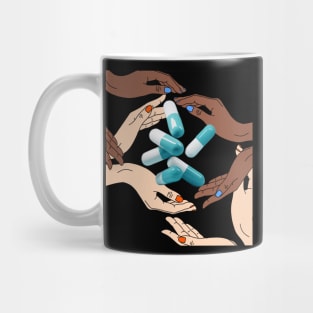 Raining pills Mug